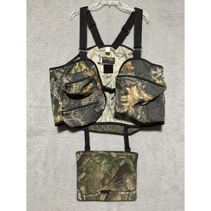 Tarantulas Hunting Mossy Oak Break Up Camo Turkey Vest USA Made L/XL Rare VTG